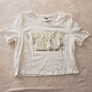 Victoria's Secret Pink Crop Tee